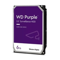 WD Purple WD64PURZ 6TB 3.5" 5400RPM 256MB Cache SATA III Surveillance Internal Hard Drive WD Purple WD64PURZ 6TB 3.5" 5400RPM 256MB Cache SATA III Surveillance Internal Hard Drive