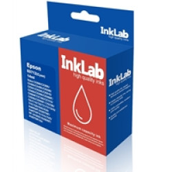 InkLab 712 Epson Compatible Cyan Replacement Ink InkLab 712 Epson Compatible Cyan Replacement Ink