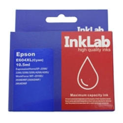 InkLab Cyan Compatible Ink Cartridge, High Yield - Replacement for 604XLC Printers InkLab Cyan Compatible Ink Cartridge, High Yield - Replacement for 604XLC Printers