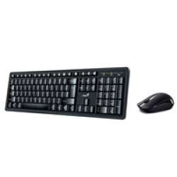 Genius KM-8200 Wireless Smart Keyboard and Mouse Combo Set, Customizable Function Keys, Multimedia, Full Size UK Layout and Optical Sensor Mouse, 1000dpi, designed for Home or Office Genius KM-8200 Wireless Smart Keyboard and Mouse Combo Set, Customizable Function Keys, Multimedia, Full Size UK Layout and Optical Sensor Mouse, 1000dpi, designed for Home or Office
