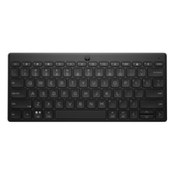 HP 355 Compact Multi-Device Keyboard, Bluetooth Wireless, Pair up to 3 Devices, Up To 2 Year Battery Life, Qwerty UK English Layout, Black HP 355 Compact Multi-Device Keyboard, Bluetooth Wireless, Pair up to 3 Devices, Up To 2 Year Battery Life, Qwerty UK English Layout, Black