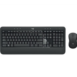Logitech MK540 Advanced Wireless Keyboard and Mouse Combo for Windows, 2.4 GHz Unifying USB-Receiver, Multimedia Hotkeys, 3-Year Battery Life, for PC, Laptop, QWERTY UK Layout, Black Logitech MK540 Advanced Wireless Keyboard and Mouse Combo for Windows, 2.4 GHz Unifying USB-Receiver, Multimedia Hotkeys, 3-Year Battery Life, for PC, Laptop, QWERTY UK Layout, Black