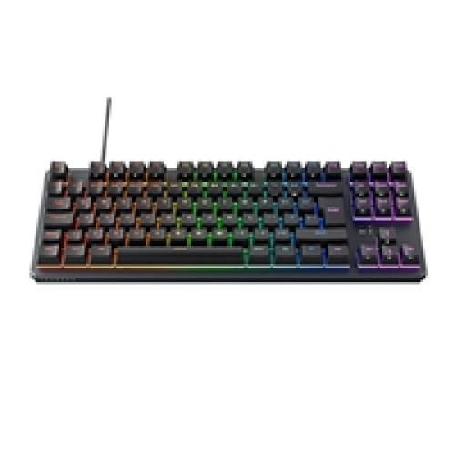 Tecware Phantom+ 80% TKL RGB Mechanical Gaming Keyboard with Wraith Brown Switches Black