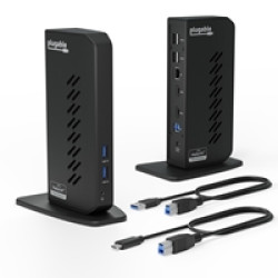 Plugable UD-3900Z USB-A/USB-C Dual Monitor Universal DisplayLink Certified Docking Station Plugable UD-3900Z USB-A/USB-C Dual Monitor Universal DisplayLink Certified Docking Station