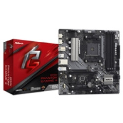 ASRock B550M Phantom Gaming 4 AMD AM4 Socket Motherboard, Micro-ATX, 4x DDR4 Slots, 2x M.2 Sockets, GbE LAN, 1x DisplayPort / 1x HDMI Port ASRock B550M Phantom Gaming 4 AMD AM4 Socket Motherboard, Micro-ATX, 4x DDR4 Slots, 2x M.2 Sockets, GbE LAN, 1x DisplayPort / 1x HDMI Port
