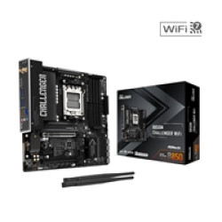 ASRock B850M Challenger WiFi AMD AM5 Socket Motherboard, Micro-ATX, 4x DDR5 Slots, 2x M.2 Socket, Fitted I/O Shield, 2.5GbE LAN, Wi-Fi 7, 1x HDMI Port ASRock B850M Challenger WiFi AMD AM5 Socket Motherboard, Micro-ATX, 4x DDR5 Slots, 2x M.2 Socket, Fitted I/O Shield, 2.5GbE LAN, Wi-Fi 7, 1x HDMI Port