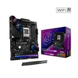 ASRock B850 Riptide WiFi PHANTOM GAMING AMD AM5 Socket Motherboard, ATX, 4x DDR5 Slots, 4x M.2 Sockets, Fitted I/O Shield, 2.5GbE LAN, Wi-Fi 7, 1x HDMI Port ASRock B850 Riptide WiFi PHANTOM GAMING AMD AM5 Socket Motherboard, ATX, 4x DDR5 Slots, 4x M.2 Sockets, Fitted I/O Shield, 2.5GbE LAN, Wi-Fi 7, 1x HDMI Port