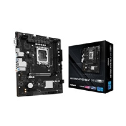 ASRock H610M-HVS/M.2 D5 GEN5 Intel 1700 Socket Motherboard, Micro-ATX, 2x DDR5 Slots, 1x M.2 Socket, GbE LAN, 1x D-Sub / 1x HDMI Port ASRock H610M-HVS/M.2 D5 GEN5 Intel 1700 Socket Motherboard, Micro-ATX, 2x DDR5 Slots, 1x M.2 Socket, GbE LAN, 1x D-Sub / 1x HDMI Port
