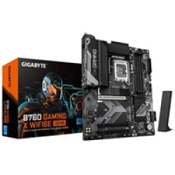 Gigabyte B760 GAMING X WIFI6E GEN5 Socket Motherboard, ATX, 4x DDR5 Slots, 3x M.2 Socket, 2.5GbE LAN, Wi-Fi 6E, 1x HDMI Port / 1x Display Port Gigabyte B760 GAMING X WIFI6E GEN5 Socket Motherboard, ATX, 4x DDR5 Slots, 3x M.2 Socket, 2.5GbE LAN, Wi-Fi 6E, 1x HDMI Port / 1x Display Port