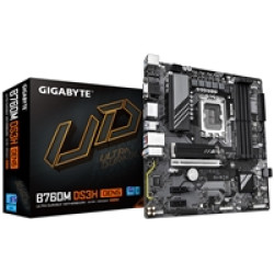Gigabyte B760M DS3H GEN5 Intel Socket 1700 Motherboard, Micro ATX, 4x DDR5 Slots, 2x M.2 Sockets, 2.5GbE LAN, 1x D-Sub / 1x DisplayPort / 1x HDMI Port Gigabyte B760M DS3H GEN5 Intel Socket 1700 Motherboard, Micro ATX, 4x DDR5 Slots, 2x M.2 Sockets, 2.5GbE LAN, 1x D-Sub / 1x DisplayPort / 1x HDMI Port