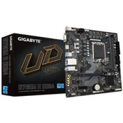 Gigabyte B760M H DDR4 Ultra Durable Intel 1700 Socket Motherboard, Micro-ATX, 2x DDR4 Slots, 2x M.2 Sockets, GbE LAN, 1x D-Sub / 1x HDMI Port Gigabyte B760M H DDR4 Ultra Durable Intel 1700 Socket Motherboard, Micro-ATX, 2x DDR4 Slots, 2x M.2 Sockets, GbE LAN, 1x D-Sub / 1x HDMI Port