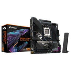 Gigabyte B850M AORUS ELITE WIFI6E AMD AM5 Socket Motherboard, Micro-ATX, 4x DDR5 Slots, 2x M.2 Socket, Fitted I/O Shield, 2.5GbE LAN, Wi-Fi 6E, 1x DisplayPort Gigabyte B850M AORUS ELITE WIFI6E AMD AM5 Socket Motherboard, Micro-ATX, 4x DDR5 Slots, 2x M.2 Socket, Fitted I/O Shield, 2.5GbE LAN, Wi-Fi 6E, 1x DisplayPort