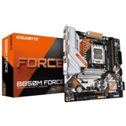 Gigabyte B850M FORCE AMD AM5 Socket Motherboard, Micro-ATX, 2x DDR5 Slots, 3x M.2 Socket, 2.5GbE LAN, 1x DisplayPort / 1x HDMI Port Gigabyte B850M FORCE AMD AM5 Socket Motherboard, Micro-ATX, 2x DDR5 Slots, 3x M.2 Socket, 2.5GbE LAN, 1x DisplayPort / 1x HDMI Port
