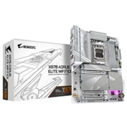 Gigabyte X870 AORUS ELITE WIFI7 ICE AMD AM5 Socket Motherboard, ATX, 4x DDR5 Slots, 4x M.2 Sockets, Fitted I/O Shield, 2.5GbE LAN, Wi-Fi 7, 1x HDMI Port / 2x USB-C (USB4) Gigabyte X870 AORUS ELITE WIFI7 ICE AMD AM5 Socket Motherboard, ATX, 4x DDR5 Slots, 4x M.2 Sockets, Fitted I/O Shield, 2.5GbE LAN, Wi-Fi 7, 1x HDMI Port / 2x USB-C (USB4)