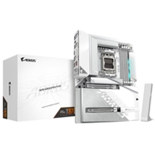 Gigabyte X870 AORUS STEALTH ICE AMD AM5 Socket Motherboard, ATX, 4x DDR5 Slots, 4x M.2 Socket, 5GbE LAN, Wi-Fi 7, 1x HDMI Port / 2x USB-C (USB4) Gigabyte X870 AORUS STEALTH ICE AMD AM5 Socket Motherboard, ATX, 4x DDR5 Slots, 4x M.2 Socket, 5GbE LAN, Wi-Fi 7, 1x HDMI Port / 2x USB-C (USB4)