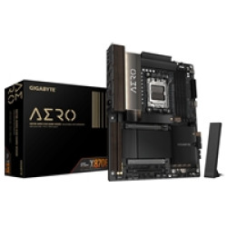 Gigabyte X870E AERO X3D DARK WOOD AMD AM5 Socket Motherboard, ATX, 4x DDR5 Slots, 4x M.2 Sockets, Fitted I/O Shield, 2x 5GbE LAN, Wi-Fi 7, 1x HDMI Port / 2x USB-C (USB4) Gigabyte X870E AERO X3D DARK WOOD AMD AM5 Socket Motherboard, ATX, 4x DDR5 Slots, 4x M.2 Sockets, Fitted I/O Shield, 2x 5GbE LAN, Wi-Fi 7, 1x HDMI Port / 2x USB-C (USB4)
