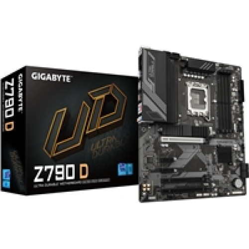 Gigabyte Z790 D Ultra Durable Intel 1700 Socket Motherboard, ATX, 4x DDR5 Slots, 3x M.2 Sockets, 2.5GbE LAN, 1x DisplayPort / 1x HDMI Port Gigabyte Z790 D Ultra Durable Intel 1700 Socket Motherboard, ATX, 4x DDR5 Slots, 3x M.2 Sockets, 2.5GbE LAN, 1x DisplayPort / 1x HDMI Port