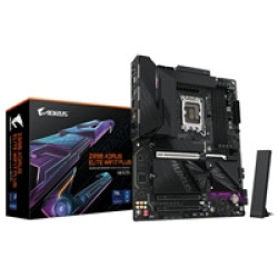 Gigabyte Z890 AORUS ELITE WIFI7 PLUS Intel 1851 Socket Motherboard, ATX, 4x DDR5 Slots, 4x M.2 Sockets, Fitted I/O Shield, 5GbE LAN, Wi-Fi 7, 1x DisplayPort / 1x USB-C (USB4) Gigabyte Z890 AORUS ELITE WIFI7 PLUS Intel 1851 Socket Motherboard, ATX, 4x DDR5 Slots, 4x M.2 Sockets, Fitted I/O Shield, 5GbE LAN, Wi-Fi 7, 1x DisplayPort / 1x USB-C (USB4)