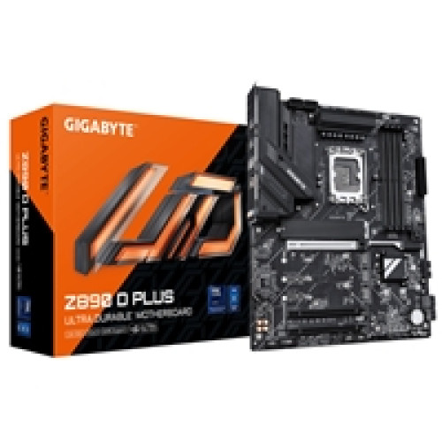 Gigabyte Z890 D PLUS Intel 1851 Socket Motherboard, ATX, 4x DDR5 Slots, 4x M.2 Sockets, Fitted I/O Shield, 2.5GbE LAN, 1x DisplayPort Gigabyte Z890 D PLUS Intel 1851 Socket Motherboard, ATX, 4x DDR5 Slots, 4x M.2 Sockets, Fitted I/O Shield, 2.5GbE LAN, 1x DisplayPort