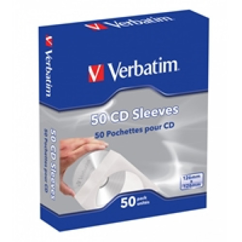 Verbatim CD-DVD Paper Sleeves 50-Pack Verbatim CD-DVD Paper Sleeves 50-Pack