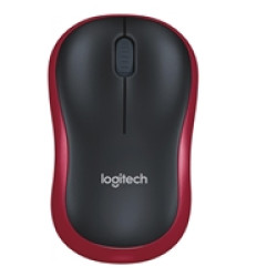 Logitech M185 Wireless Mouse, 2.4GHz with USB Mini Receiver, 12-Month Battery Life, 1000 DPI Optical Tracking, Ambidextrous, Compatible with PC, Mac, Laptop, Red and Black Logitech M185 Wireless Mouse, 2.4GHz with USB Mini Receiver, 12-Month Battery Life, 1000 DPI Optical Tracking, Ambidextrous, Compatible with PC, Mac, Laptop, Red and Black