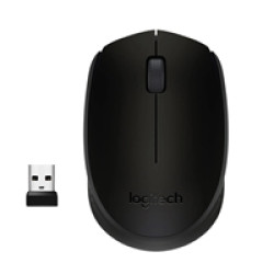 Logitech Wireless Mouse M171, Compact Ambidextrous Curve Design, 12-Month Battery, 2.4 GHz wireless connection, Black Logitech Wireless Mouse M171, Compact Ambidextrous Curve Design, 12-Month Battery, 2.4 GHz wireless connection, Black