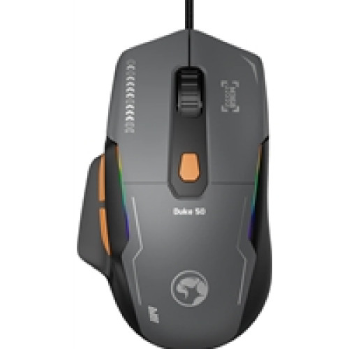 Marvo Duke 50 M368 Wired Gaming Mouse, 6 DPI levels (800 - 12800), 1000Hz Polling Rate, 13 Mode RGB Backlighting, 68g Marvo Duke 50 M368 Wired Gaming Mouse, 6 DPI levels (800 - 12800), 1000Hz Polling Rate, 13 Mode RGB Backlighting, 68g