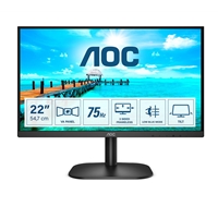 AOC 22B2H/EU 21.5 Inch Frameless Monitor, Full HD, Widescreen, VGA, HDMI, 4ms, 75Hz, VESA, Tilt AOC 22B2H/EU 21.5 Inch Frameless Monitor, Full HD, Widescreen, VGA, HDMI, 4ms, 75Hz, VESA, Tilt
