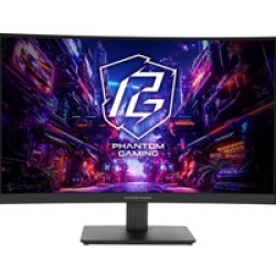 ASRock Phantom Gaming PG27QRT1B 27 Inch QHD (2560 x 1440) Curved 1500R VA Gaming Monitor, 180Hz 1ms (MPRT) Response Time, 2 x HDMI 2.0, 1 x DisplayPort 1.4, 1 x Headphone Out ASRock Phantom Gaming PG27QRT1B 27 Inch QHD (2560 x 1440) Curved 1500R VA Gaming Monitor, 180Hz 1ms (MPRT) Response Time, 2 x HDMI 2.0, 1 x DisplayPort 1.4, 1 x Headphone Out