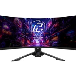 ASRock Phantom Gaming PG34QRT3A 34 Inch, WQHD 3440x1440, Curved Gaming Monitor, 180Hz 1ms (MPRT) Response Time, 2 x HDMI 2.0, 2 x DisplayPort 1.4, 1 x USB3.2 Gen1x1 Type-B, 4 x USB3.2 Gen1x1 Type-A, 1 x Headphone Out, Integrated Wi-Fi Antenna ASRock Phantom Gaming PG34QRT3A 34 Inch, WQHD 3440x1440, Curved Gaming Monitor, 180Hz 1ms (MPRT) Response Time, 2 x HDMI 2.0, 2 x DisplayPort 1.4, 1 x USB3.2 Gen1x1 Type-B, 4 x USB3.2 Gen1x1 Type-A, 1 x Headphone Out, Integrated Wi-Fi Antenna