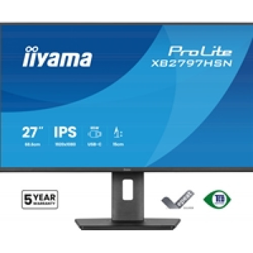 iiyama PROLITE XB2797HSN-B1 27 inch IPS Monitor, Full HD, 1ms, HDMI, DisplayPort, Freesync, 100Hz, Speakers, Black, Internal PSU iiyama PROLITE XB2797HSN-B1 27 inch IPS Monitor, Full HD, 1ms, HDMI, DisplayPort, Freesync, 100Hz, Speakers, Black, Internal PSU
