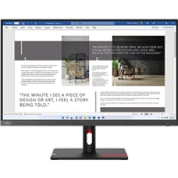 Lenovo ThinkVision S27i-30, 27 Inch, Full HD (1920 x 1080), 100Hz, 4ms, 16:9, IPS, WLED Monitor, HDMI, VGA, Tilt Adjustable, 3 Year Warranty Lenovo ThinkVision S27i-30, 27 Inch, Full HD (1920 x 1080), 100Hz, 4ms, 16:9, IPS, WLED Monitor, HDMI, VGA, Tilt Adjustable, 3 Year Warranty