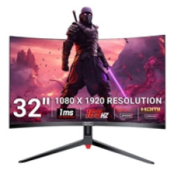 piXL CM32GF5 32 Inch 165Hz HDR Full HD Curved Gaming Monitor with AMD FreeSync & Nvidia G-Sync, 1920 x 1080 Resolution, 1ms Response Time, DisplayPort, HDMI & VESA Mount piXL CM32GF5 32 Inch 165Hz HDR Full HD Curved Gaming Monitor with AMD FreeSync & Nvidia G-Sync, 1920 x 1080 Resolution, 1ms Response Time, DisplayPort, HDMI & VESA Mount