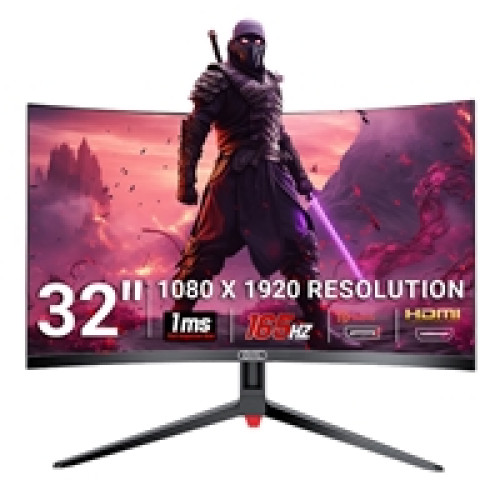 piXL CM32GF5 32 Inch 165Hz HDR Full HD Curved Gaming Monitor with AMD FreeSync & Nvidia G-Sync, 1920 x 1080 Resolution, 1ms Response Time, DisplayPort, HDMI & VESA Mount piXL CM32GF5 32 Inch 165Hz HDR Full HD Curved Gaming Monitor with AMD FreeSync & Nvidia G-Sync, 1920 x 1080 Resolution, 1ms Response Time, DisplayPort, HDMI & VESA Mount