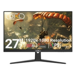 piXL X-Series GS27IDPHA 27 Inch Full HD IPS Gaming Monitor with 200Hz Refresh Rate, 1920 x 1080 Resolution, 0.5ms Response Time, HDMI 2.0 & DisplayPort 1.4
