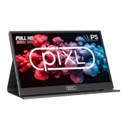piXL PM156C 15.6 Inch 60Hz Full HD IPS Widescreen Portable Monitor with USB-C, Mini HDMI & Speakers with Foldable Case & Stand piXL PM156C 15.6 Inch 60Hz Full HD IPS Widescreen Portable Monitor with USB-C, Mini HDMI & Speakers with Foldable Case & Stand