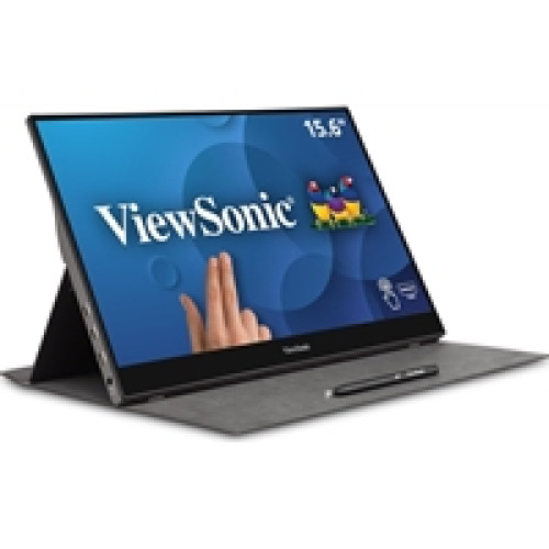 Viewsonic TD1655 16-Inch USB-C Multi-Touch, IPS Portable Monitor, 1920x1080, 60Hz, Mini HDMI, Speakers, 6.5ms, Metallic with Foldable Stand, Pivotable Display Viewsonic TD1655 16-Inch USB-C Multi-Touch, IPS Portable Monitor, 1920x1080, 60Hz, Mini HDMI, Speakers, 6.5ms, Metallic with Foldable Stand, Pivotable Display