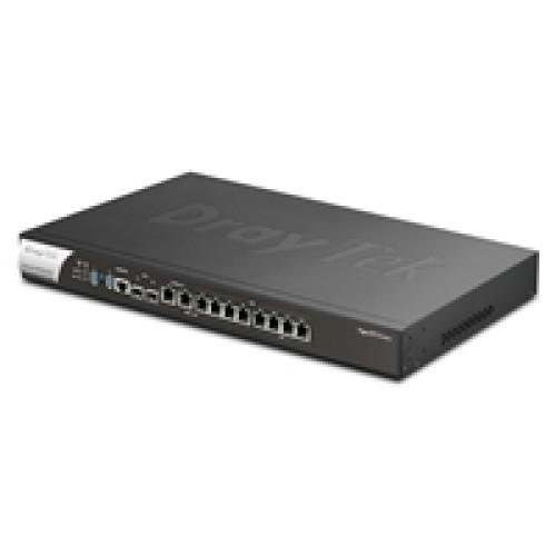 DrayTek V3912S-K Vigor 3912S Wired 12.5Gb Enterprise Grade Multi-WAN Firewall Router with 256GB SSD for Linux Applications
