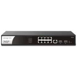 DrayTek VSP2100-K VigorSwitch P2100 8 Port Gigabit POE Layer 2+ Managed Switch with 2 SFP Uplink Ports DrayTek VSP2100-K VigorSwitch P2100 8 Port Gigabit POE Layer 2+ Managed Switch with 2 SFP Uplink Ports