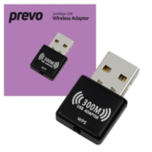 Prevo USBW4 300Mbps N300 USB Wireless Network Adapter Prevo USBW4 300Mbps N300 USB Wireless Network Adapter