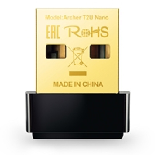 TP-Link Archer T2U Nano AC600 Nano Wi-Fi USB Adapter TP-Link Archer T2U Nano AC600 Nano Wi-Fi USB Adapter