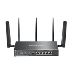 TP-Link Omada ER706WP-4G 4G+ Cat6 AX3000 Gigabit VPN Gateway with 4-Port PoE TP-Link Omada ER706WP-4G 4G+ Cat6 AX3000 Gigabit VPN Gateway with 4-Port PoE