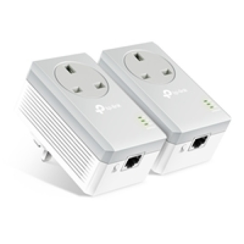 TP-Link TL-PA4010P KIT 600M Powerline AC Pass-through Twin Pack TP-Link TL-PA4010P KIT 600M Powerline AC Pass-through Twin Pack