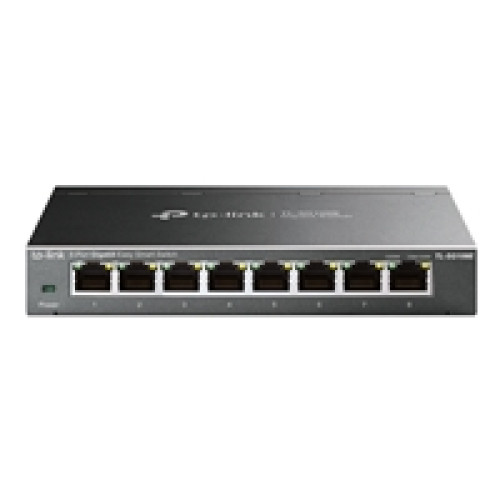 TP-Link TL-SG108E 8-Port Metal Gigabit Easy Smart Switch TP-Link TL-SG108E 8-Port Metal Gigabit Easy Smart Switch