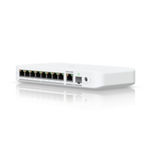 Ubiquiti USW-FLEX-2.5G-8-POE UniFi Flex 2.5G Ultra Compact 8 Port POE/USB-C Powered POE++ Managed Switch Ubiquiti USW-FLEX-2.5G-8-POE UniFi Flex 2.5G Ultra Compact 8 Port POE/USB-C Powered POE++ Managed Switch