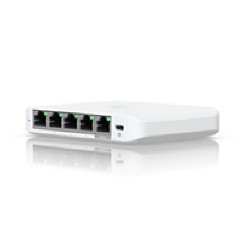 Ubiquiti USW-FLEX-2.5G-5 UniFi Flex 2.5G Ultra Compact 5 Port POE/USB-C Powered Managed Switch Ubiquiti USW-FLEX-2.5G-5 UniFi Flex 2.5G Ultra Compact 5 Port POE/USB-C Powered Managed Switch