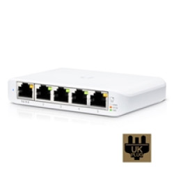 Ubiquiti USW-FLEX-MINI UniFi USW Flex Mini 5 Port Smart Managed POE/USB C Powered Gigabit Network Switch (UK Plug) Ubiquiti USW-FLEX-MINI UniFi USW Flex Mini 5 Port Smart Managed POE/USB C Powered Gigabit Network Switch (UK Plug)