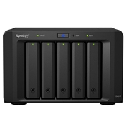 Synology DX517 5-Bay Expansion Unit, Supports up to 80TB, Hot Swappable Drives, 3 Year Warranty Synology DX517 5-Bay Expansion Unit, Supports up to 80TB, Hot Swappable Drives, 3 Year Warranty