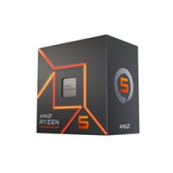 AMD Ryzen 5 7600 6 Core AM5 Processor, 12 Threads, 3.8GHz up to 5.1GHz Boost, 38MB Cache, 65W, Wraith Stealth Cooler, Radeon Graphics AMD Ryzen 5 7600 6 Core AM5 Processor, 12 Threads, 3.8GHz up to 5.1GHz Boost, 38MB Cache, 65W, Wraith Stealth Cooler, Radeon Graphics