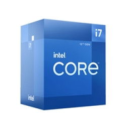 Intel Core i7 12700 12 Core Processor, 20 Threads, 2.1GHz up to 4.9GHz Turbo Alder Lake Socket LGA 1700 25MB Cache, 65W, Maximum Turbo Power 180W, Intel UHD 730 Graphic Intel Core i7 12700 12 Core Processor, 20 Threads, 2.1GHz up to 4.9GHz Turbo Alder Lake Socket LGA 1700 25MB Cache, 65W, Maximum Turbo Power 180W, Intel UHD 730 Graphic